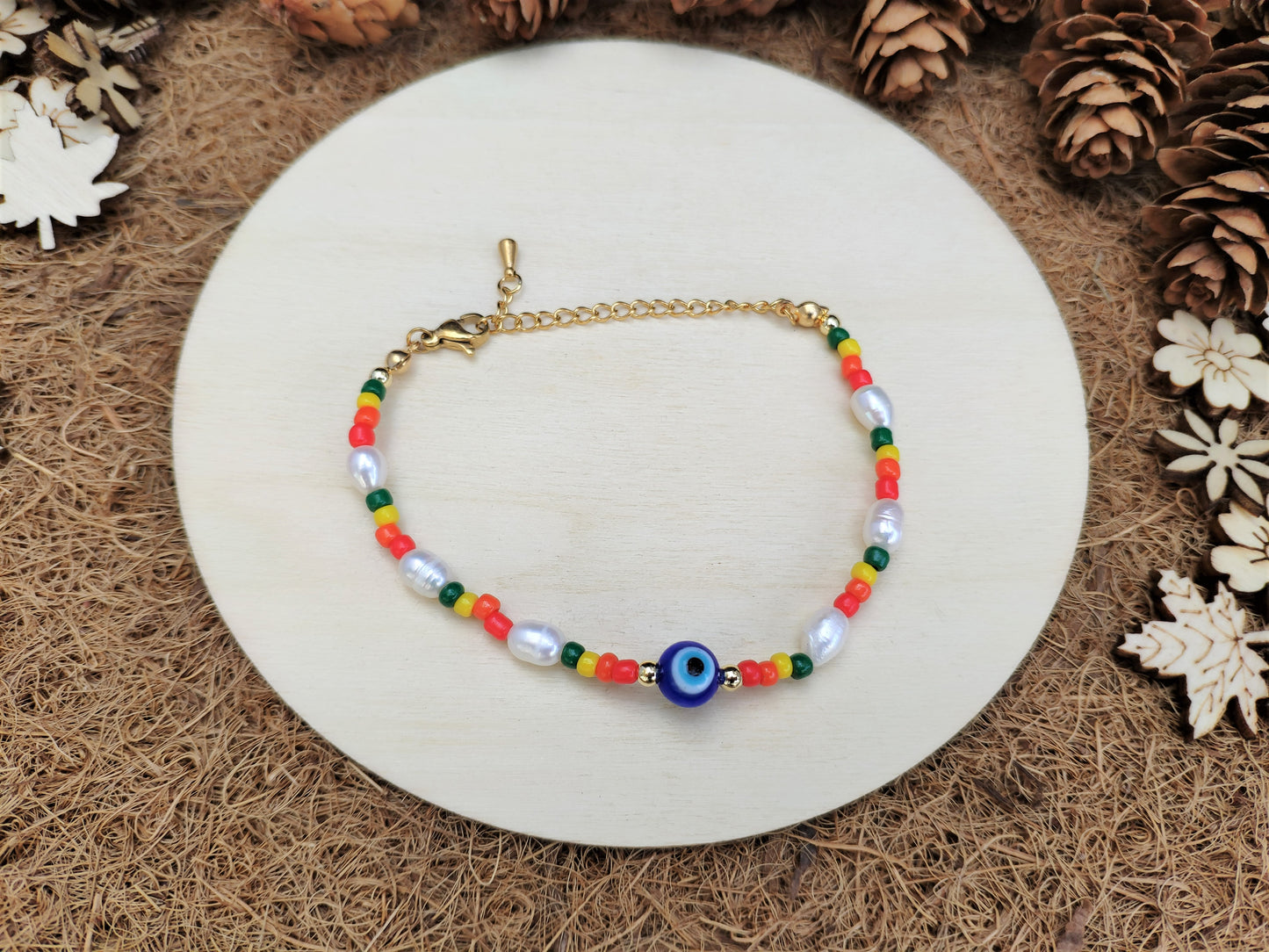 Pearl Eye Bracelet