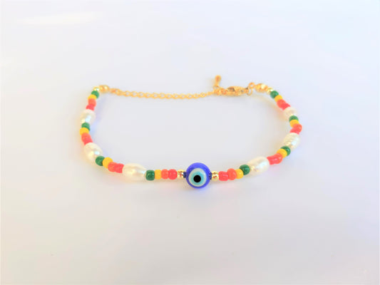 Pearl Eye Bracelet