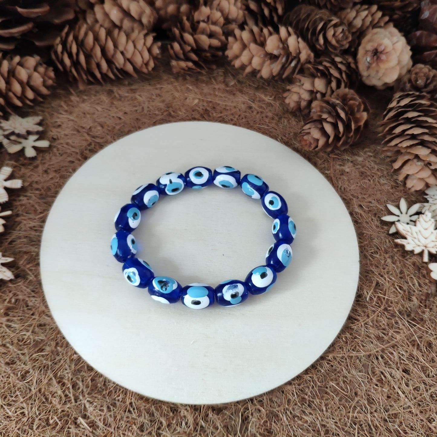 Rustic Evil Eye Bracelet