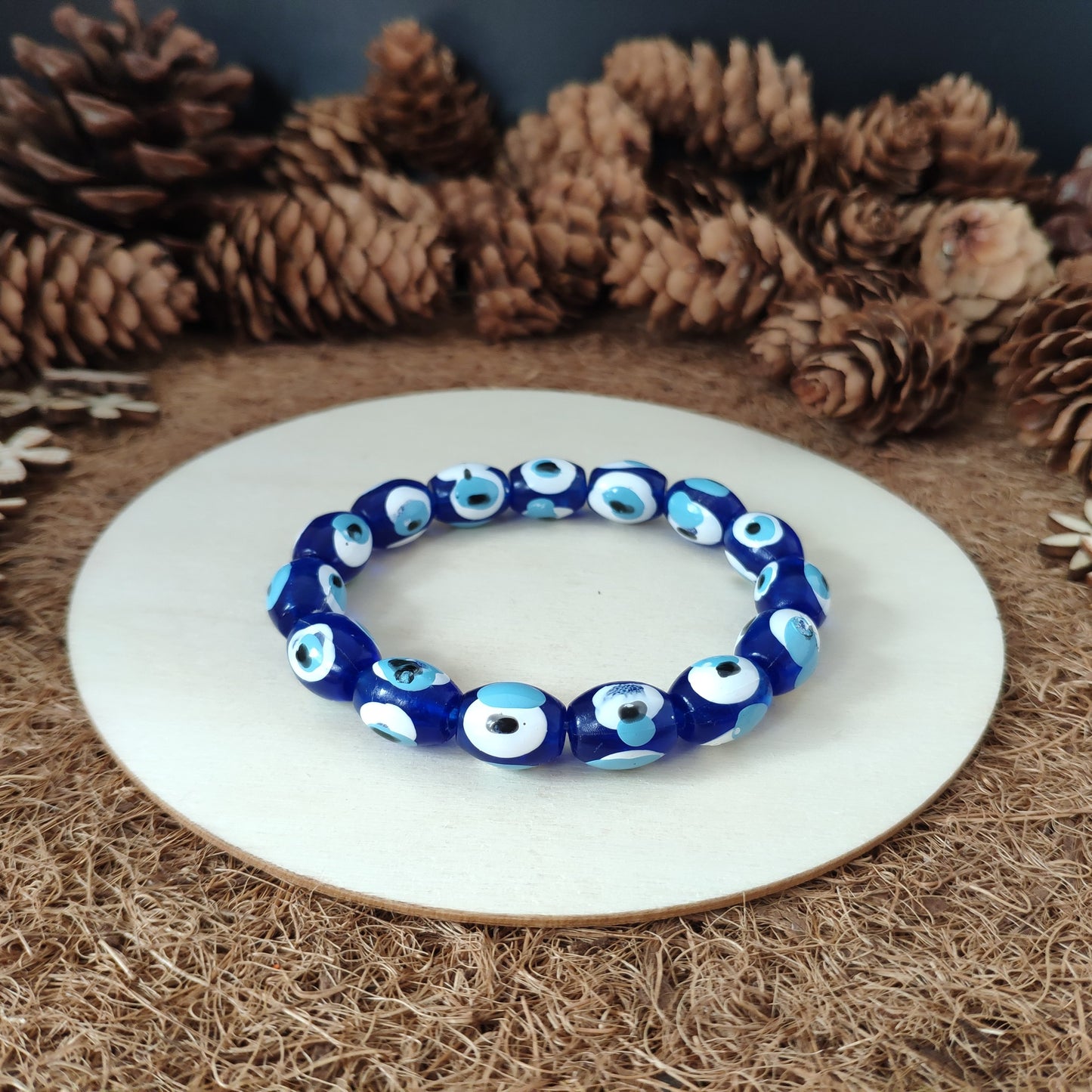 Rustic Evil Eye Bracelet