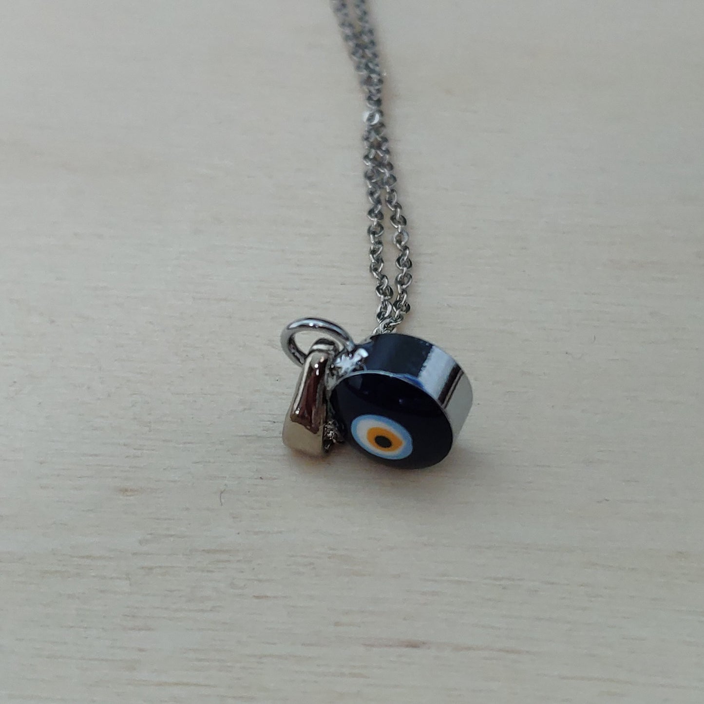 Evil Eye Enamel Necklace