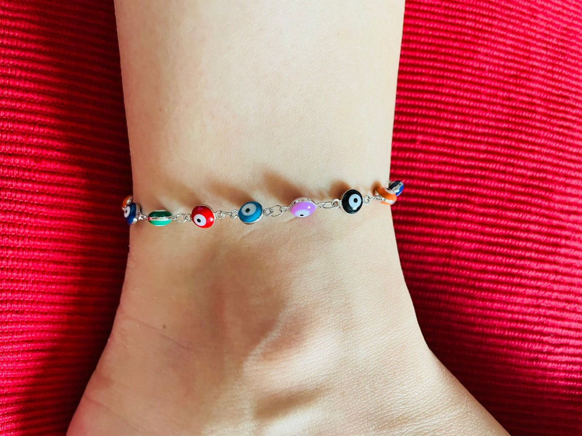 Boho Evil Eye Anklet