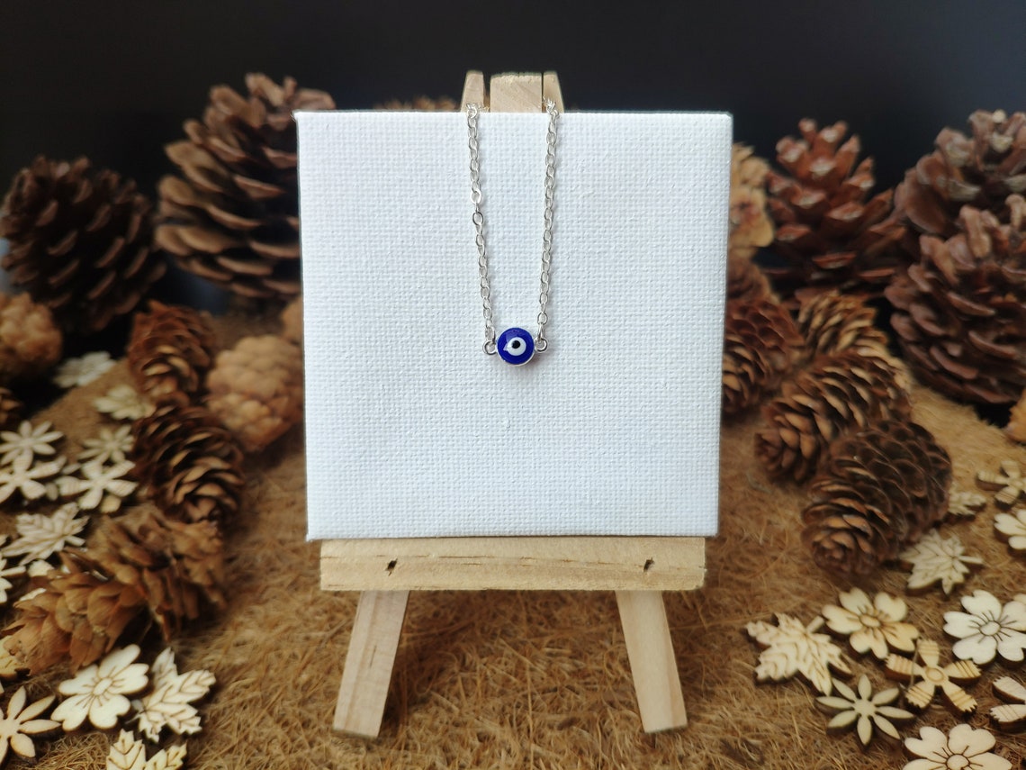 Tiny Evil Eye Necklace