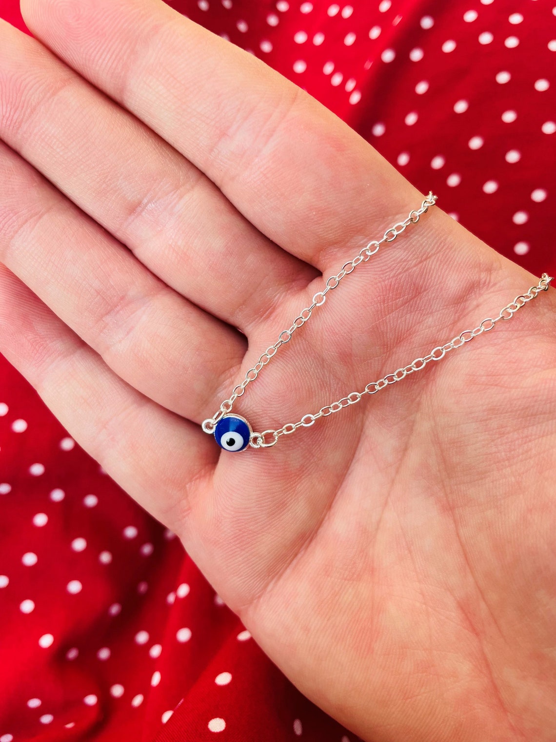 Tiny Evil Eye Necklace