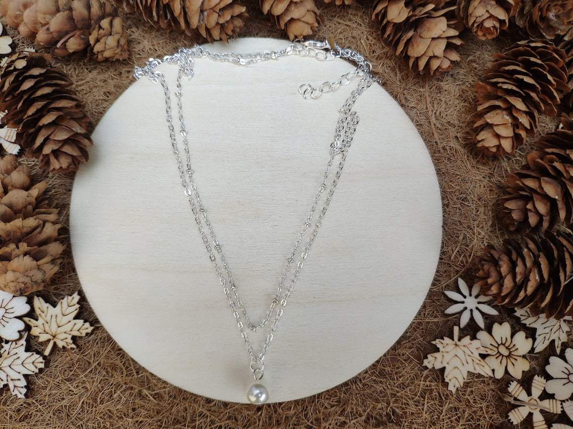 Layered Pearl Necklace