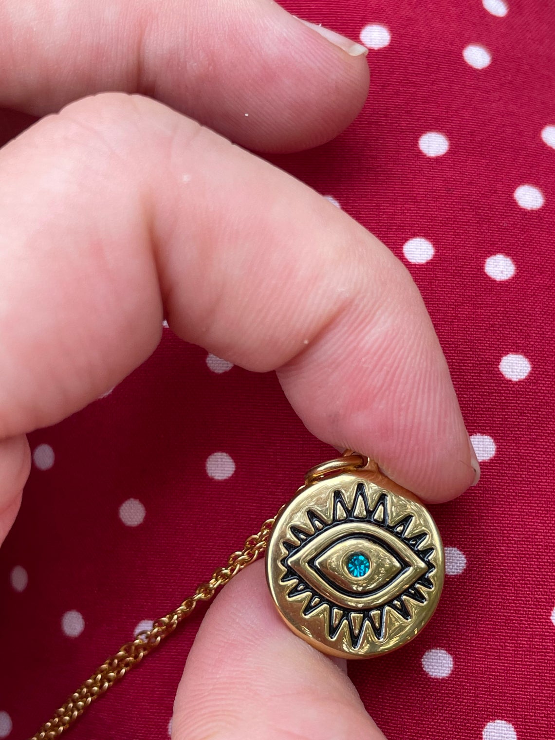 Vintage Evil Eye Necklace