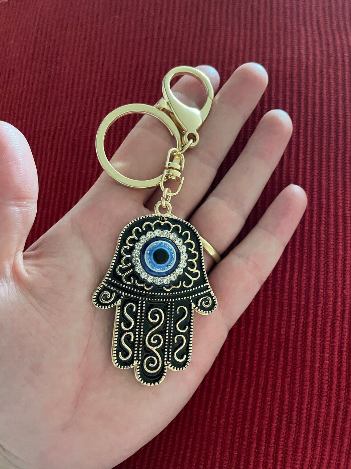 Hamsa Keychain