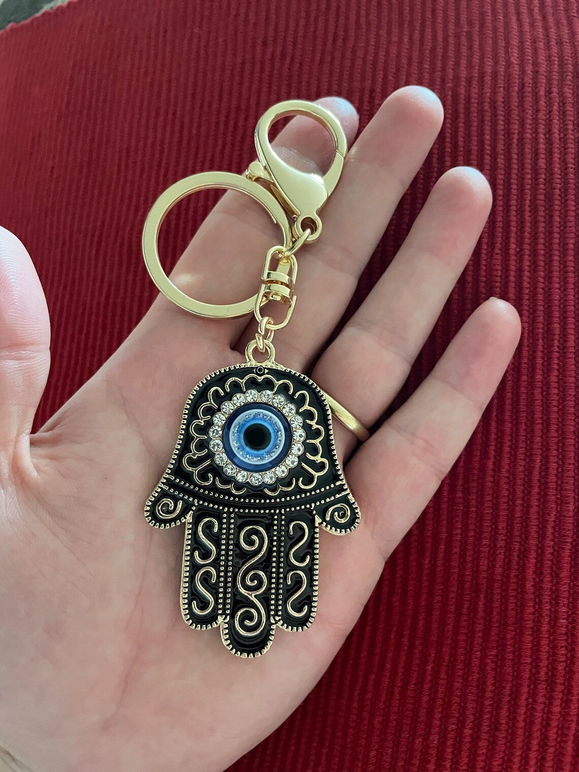 Hamsa Keychain