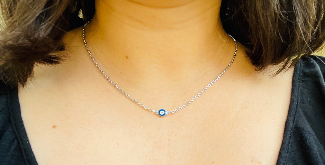 Tiny Evil Eye Necklace