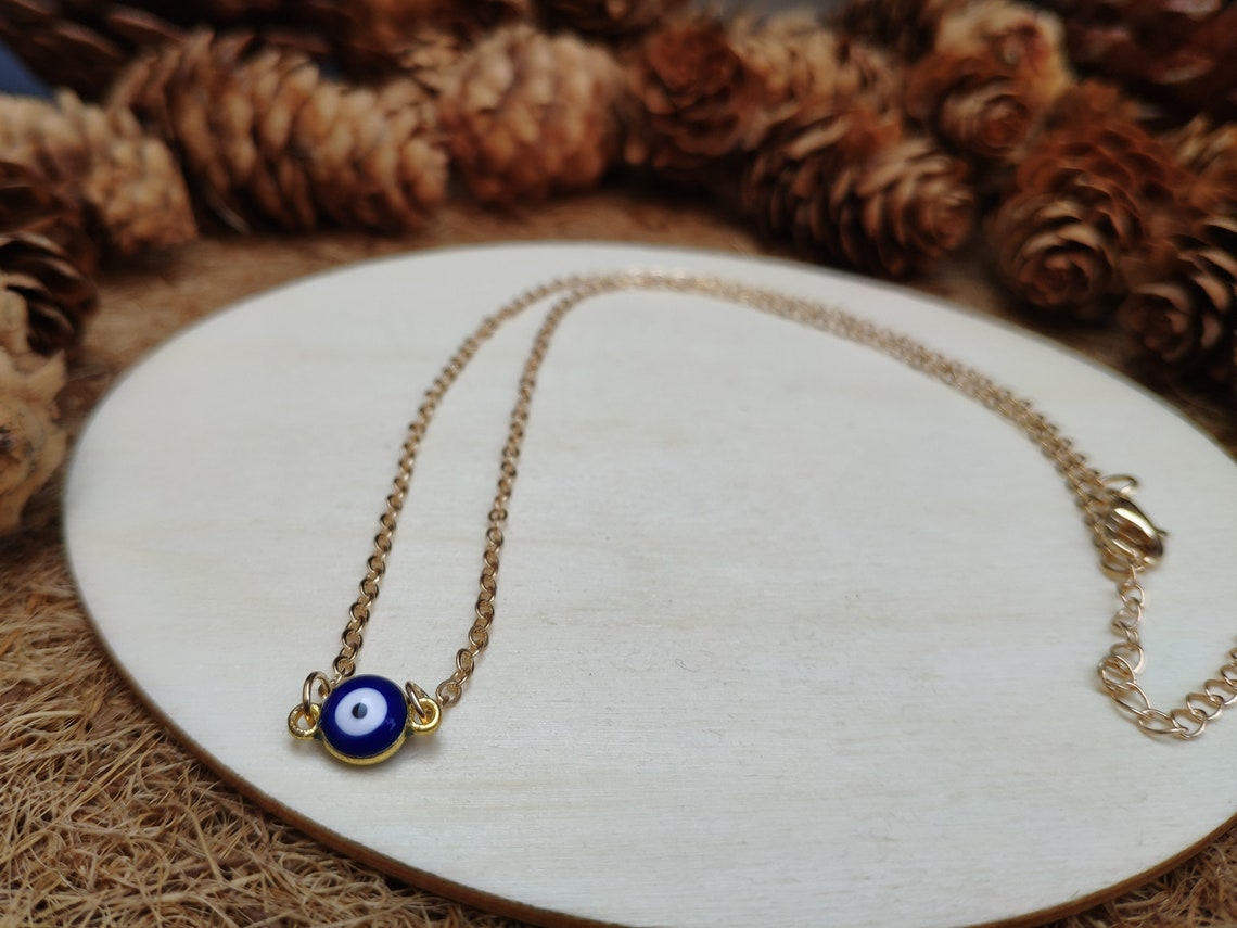 Tiny Evil Eye Necklace