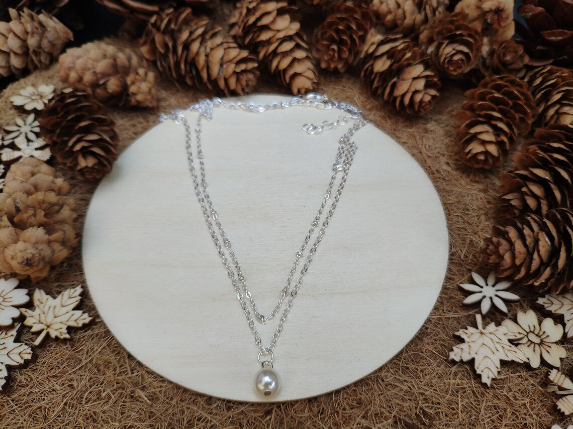 Layered Pearl Necklace