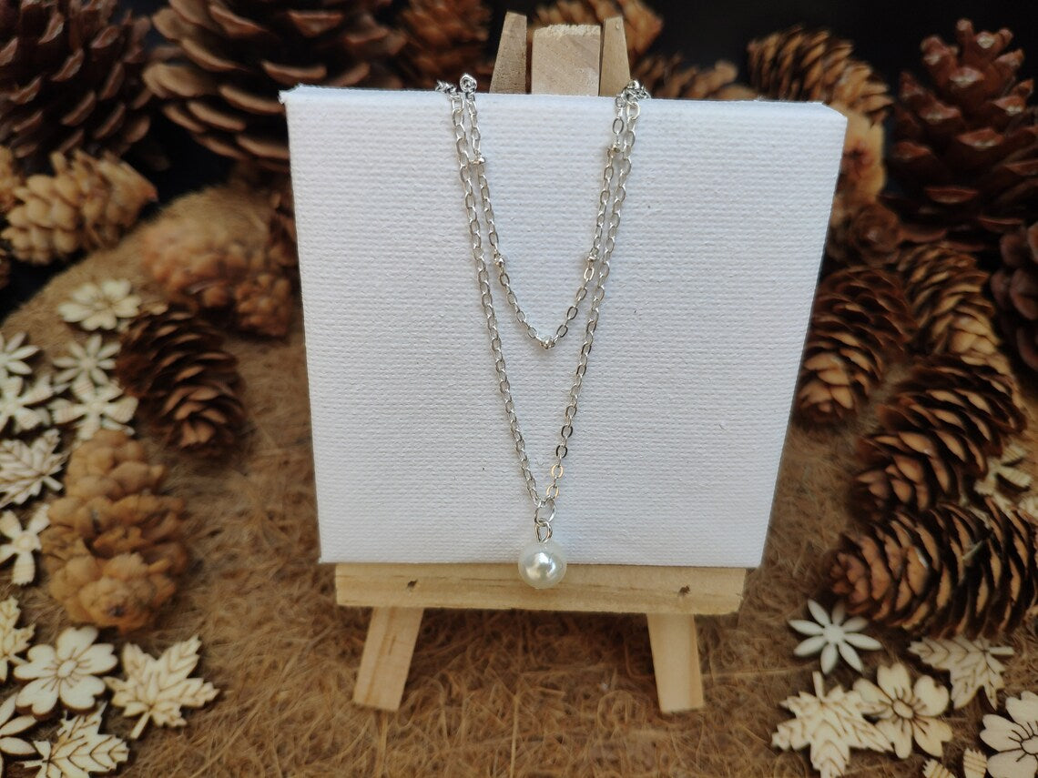 Layered Pearl Necklace