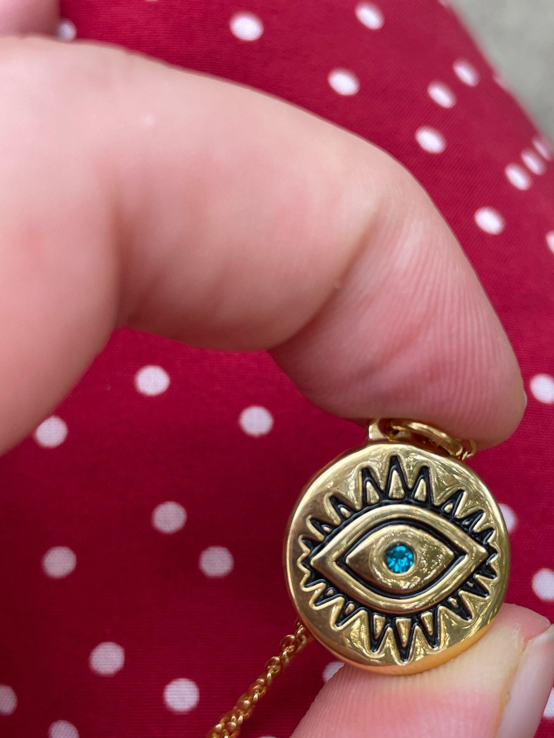 Vintage Evil Eye Necklace