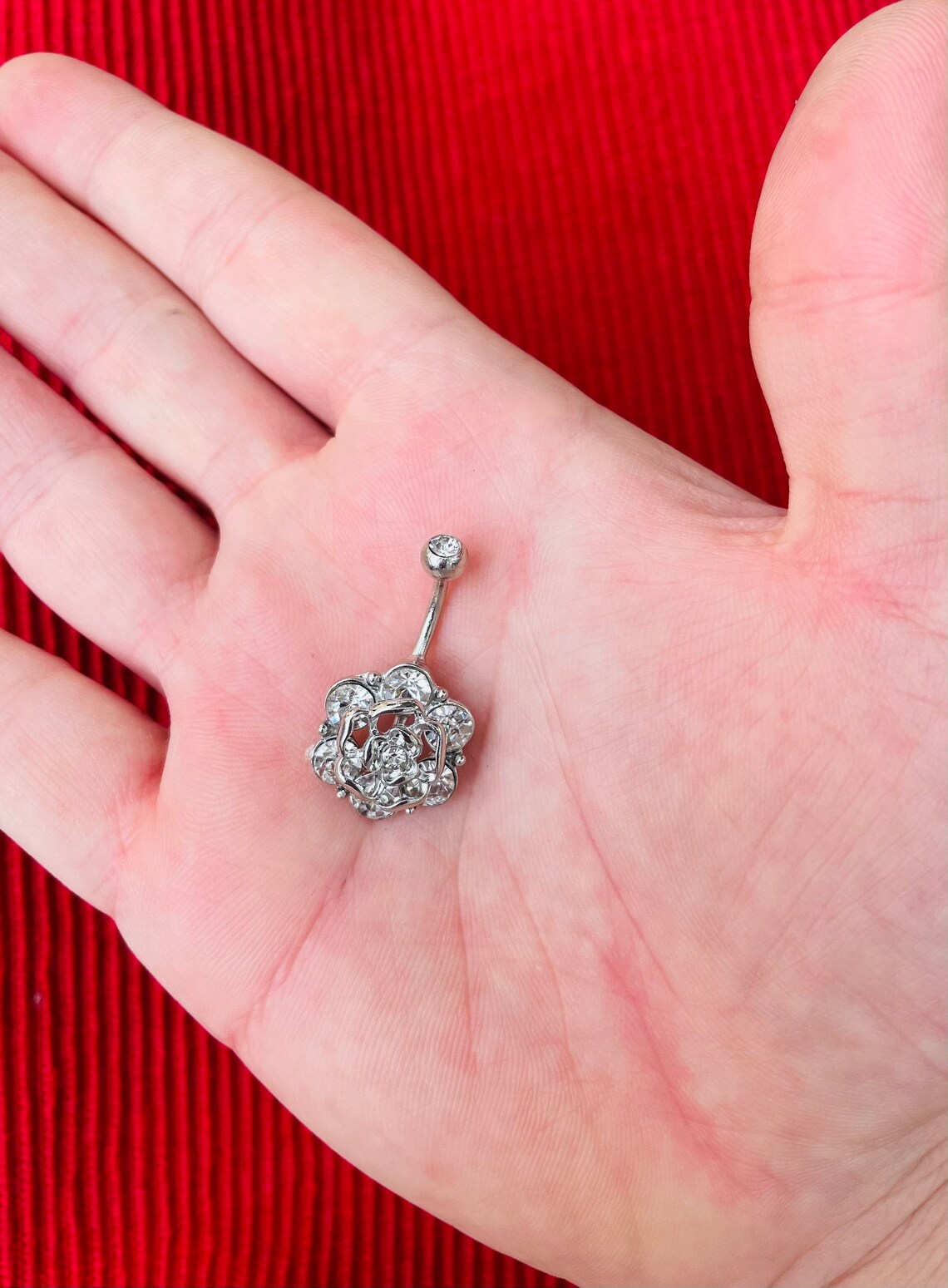 Rose Belly Ring