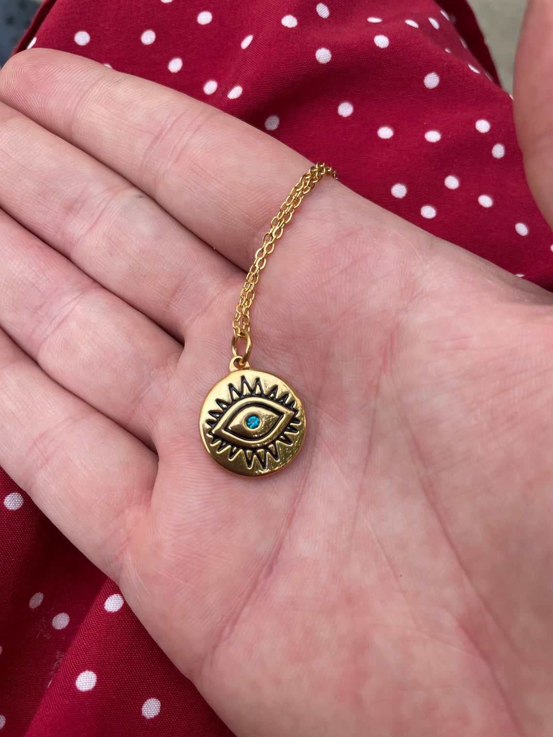 Vintage Evil Eye Necklace