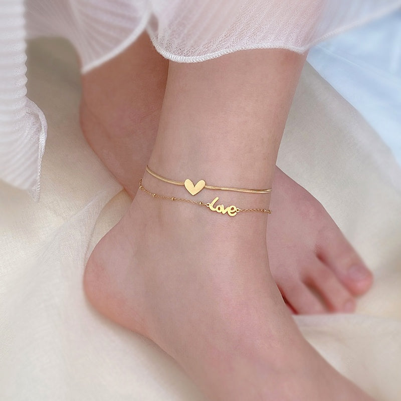 Love Heart Anklet