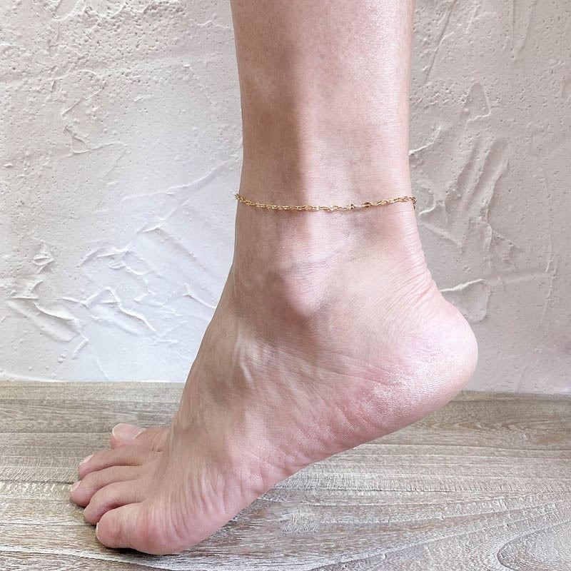 Mirror Chain Anklet