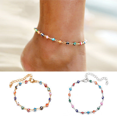 Boho Evil Eye Anklet