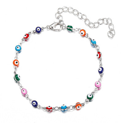 Boho Evil Eye Anklet